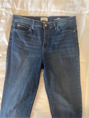 Nicole Miller SoHo High Rise Ankle Skinny Jean - Dark Blue